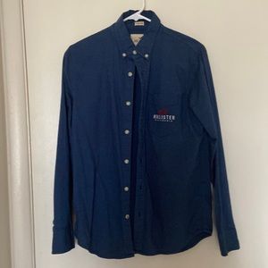 Hollister men’s long sleeve button up shirt